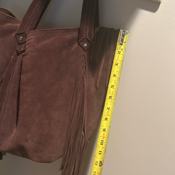 Suede fringe tote bag - Picture 7 of 8